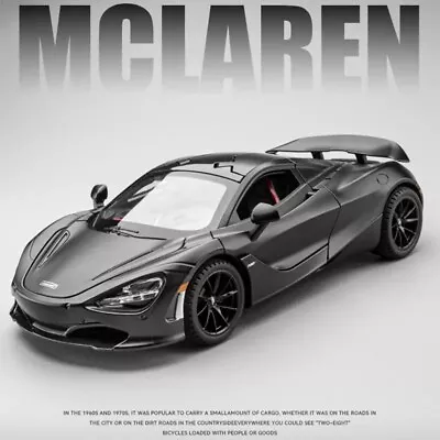 1:24 McLaren 720S Spider Sports Car Models Alloy Diecast Toy Vehicle Sound Light • $49.50