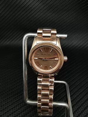 New Old Stock Michael Kors Lexington Mk3526 Rose Gold Quartz Women Watch • $33.50