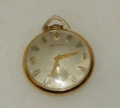 Vintage 10k Gold Filled Bulova Pocket Watch 17 Jewels • $199.99