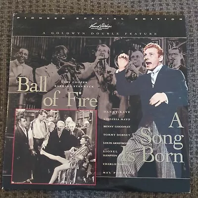 Ball Of Fire / A Song Is Born LaserDisc 2-Disc Set Gary Cooper Danny Kaye • $9.95