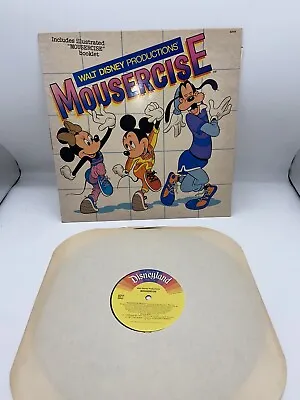 1972 Walt Disney Productions Mousercise With Exercise Book LP Vinyl Record • $14.97