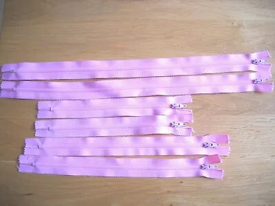 YKK Baby Pink Zip Closed End - Variations 7  - 9.5  - 14  • £1.40