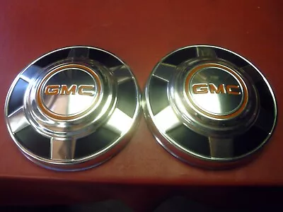 Vintage Nos 1973-77 Gmc Truck  12  Dog Dish Poverty Hubcaps Wheel Covers • $600