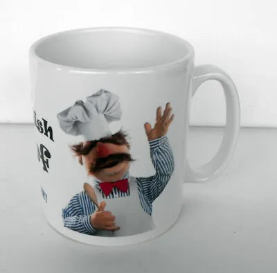 RARE The MUPPETS The Swedish Chef PHOTO Ceramic Mug MINT • $19.95