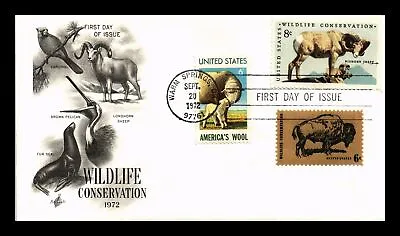 $0.01 • Buy Us Cover Bighorn Sheep Wildlife Conservation Fdc Scott 1467 Multi Franked