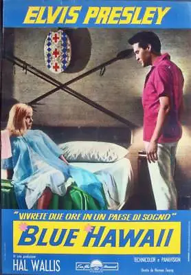 BLUE HAWAII ELVIS PRESLEY Italian Fotobusta Movie Poster 1 1961 • $200