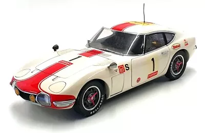 Autoart 1/18 Scale 86715 - Toyota 2000 GT #1 24Hrs Fuji 1967 - White/Red • £259.99