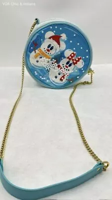 Loungefly Disney Mickey & Minnie Snow Globe Crossbody Bag • $9.99