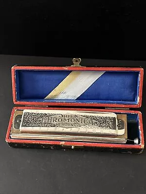 Harmonica VINTAGE  M. HOHNER Super Chromonica Original Box - Rare • $68