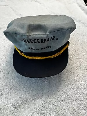 Mercerfair Captain's Hat Mercer Island - Vintage Maritime • $25