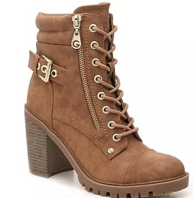 G By Guess JAYDYN COMBAT BOOT Size 8M (Worn Once) • $40