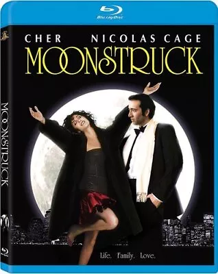 Moonstruck (Blu-ray 1987) Cher/Cage/Aiello/Dukakis/Gardenia LN Region A • $9.99