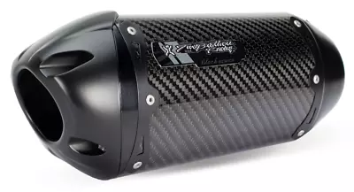 2009-2024 ZX6R Two Brothers Slip On Exhaust - 3K Carbon Fiber S1R - BLACK Series • $645