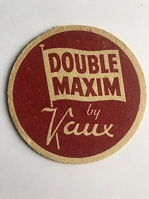 Vaux Double Maxim By Vaux Breweries Ltd Castle St. Sunderland Vintage Beer Mat • £1.50