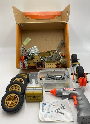 £17.99 • Buy Meccano Box Mixture Construction Metal Bolts T2750