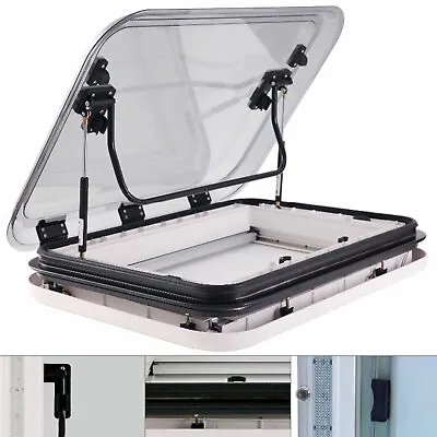 700x500mm Caravan Skylight RV Roof Window Motorhome Venting Hatch W/LED Light  • $436.05