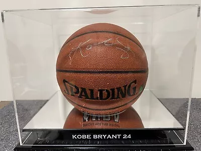 $1285 • Buy Kobe Bryant (#8) Lakers Signed NBA Basketball  Autograph PSA COA In Display CAB