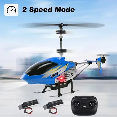 Cheerwing U12 Mini RC Helicopter Remote Control Helicopter With 2 Batteries Blue • $25.98