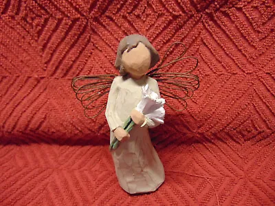 Vintage Willow Tree Angel Of Beauty Ornament 4” Tall 2001 Figure Figurine • $8.99