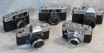 Vintage Camera Lot Agfa Minolta Mamiya Kowa Lot Of 5 Cameras • $85