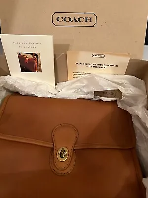 Nwt 1994 Coach Vintage Usa British Tan Willis Top Handle Crossbodybag 9927 Bnib • $850