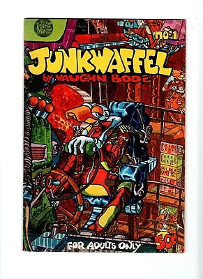 JUNKWAFFEL #1 1971 VAUGHN BODE’ PRINT MINT UNDERGROUND COMIC F/VF Cond • $21.99