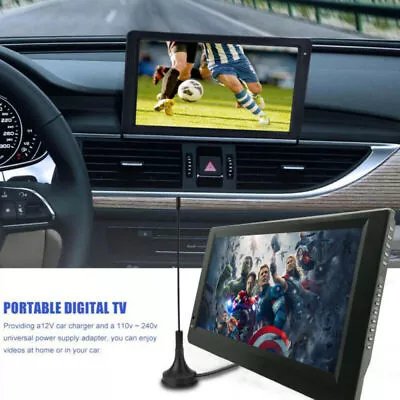 Freeview Portable 1080P HDMI 14'' TV Digital Television Player USB UK Plug Fast • £98.99