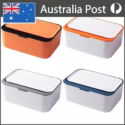 Mask Storage Box Dustproof Baby Wipes Storage Box With Lid Seal For Home Office • $12.79