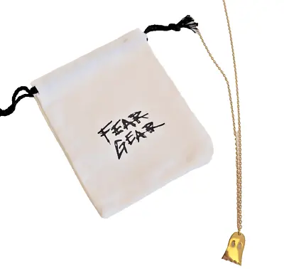 New! Project Fear Gear Ghostie Necklace Ghost Charm Gold Chain Destination Fear • $26.99