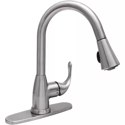 Glacier Bay Market Single-Handle Pull-Down Sprayer Kitchen Faucet Stainless 432 • $48