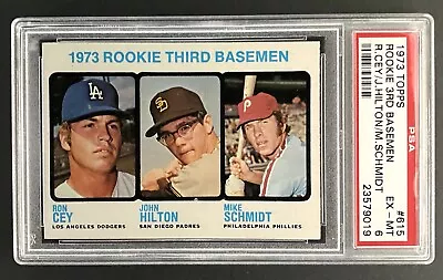 1973 Topps Baseball #615 Mike Schmidt Rc Psa 6 Ex-mt Hof Rookie High Number • $113.61