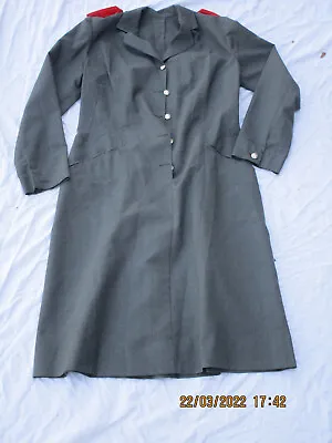Dresses Women Gray Qaranc Grey Dress Size 14 Queen Alexandras Nursing Corps • $190.36