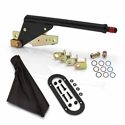 Emergency Parking Brake Complete Kit W Black Boot And Trim Ring For Lokar Cables • $179.95