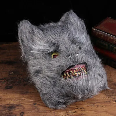 £10.11 • Buy  Party Mask Costume Scary Bloody Animal Halloween Wolf Clothing