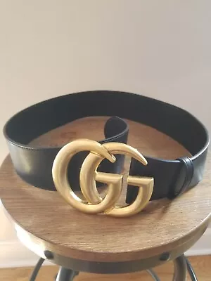 Gucci Belt Leather Black Size 100 • $199.99