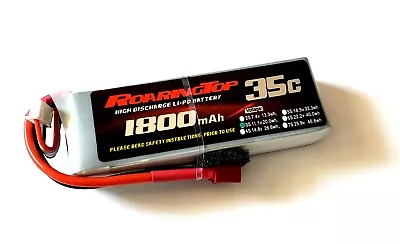 RoaringTop LiPo Battery Pack 35C 1800mAh 3S 11.1V Deans Plug • $18