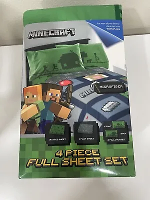 Minecraft 4 Piece Full Sheet Set Brand NEW • $19.99