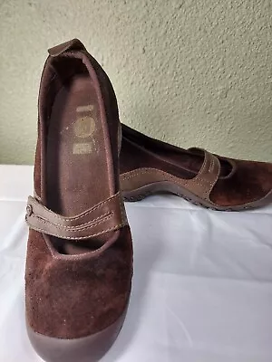 Merrell Shoes Plaza Bandeau Chocolate Brown Mary Jane Style Women's Size 8 • $21.95