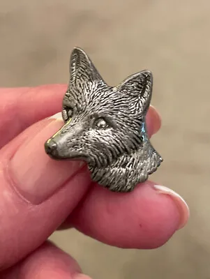 A. R. Brown Pewter Fox Lapel Pin • £4.50