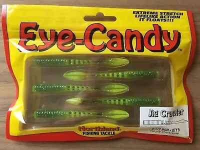 Northland Fishing Tackle - Eye-Candy Jig Crawler - 3.5  5/Card - Multiple Colors • $7.99