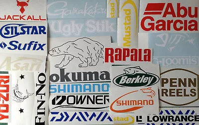 $24.95 • Buy Fishing Stickers Pack 14 For Boats Cars Windows Kayak New Outdoor Decals Set 