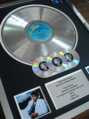 £174.99 • Buy Michael Jackson Thriller Lp Multi Platinum Disc Record Award Album