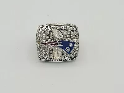 2001 TOM BRADY Patriots Replica Super Bowl Champs Ring. Size 9 • $29.99