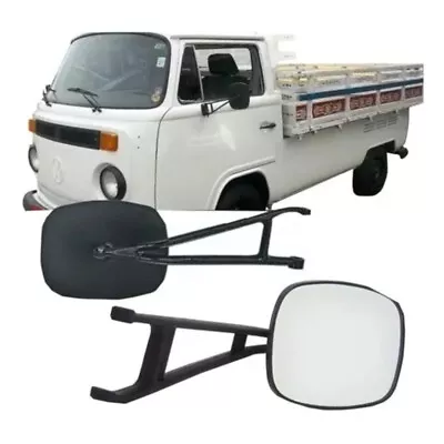 VW BUS Transporter T2 Type 2 PAIR Left Right Side View Mirror Black Volkswagen • $84.99