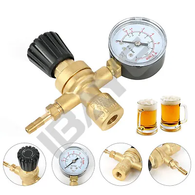 Mini Mig Gas Bottle Regulator For Disposable Argon CO2 Bottle W/ Gauge Welding • £20.99