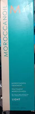 Moroccanoil Oil Treatment Light With Pump  6.8oz. Box No Good Item Sealed • $53.99