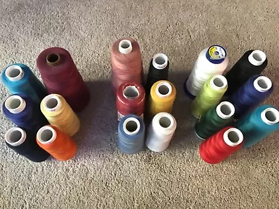 Lot Of 6 Serger Thread Various Colors Mostly Maxi-Lock • $15.99