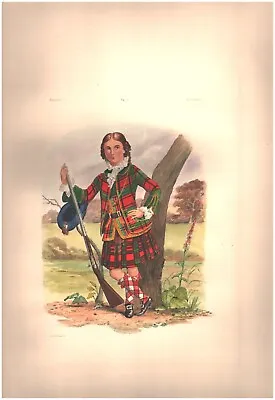 Clan Macdonald.  Highland Costume Portrait C. 1754. • $37.30