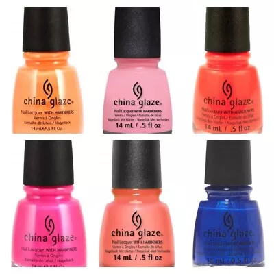 £5.49 • Buy China Glaze Nail Polish 14ml Bottles Summer Collection Bottle CLEARANCE!!