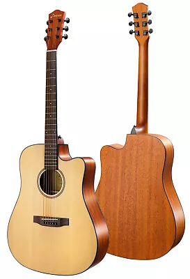 Donner DAG-1 Acoustic Guitar Full Size Mahogany Wood With Gig Bag Strap | Refurb • $129.99